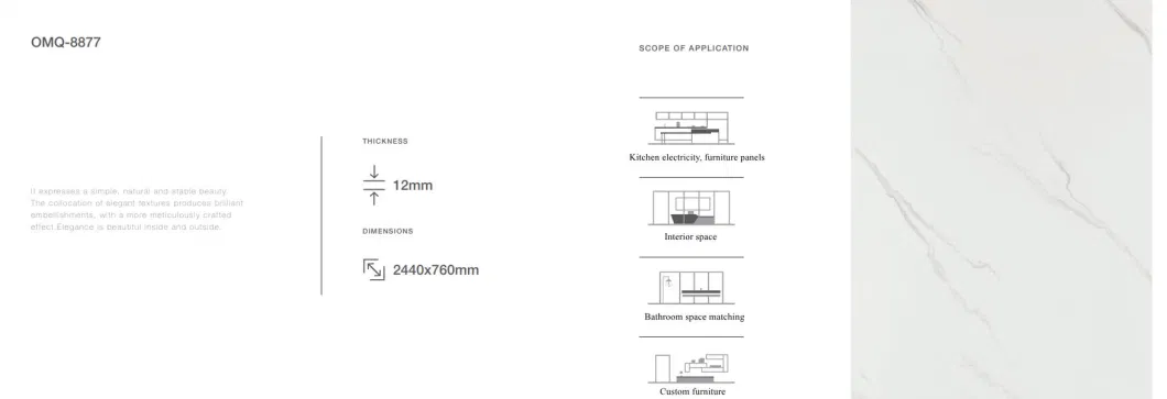 Artificial Stone 3660*760*12mm Acrylic Solid Surface Slab for Basin Sink Sheet OEM/ODM